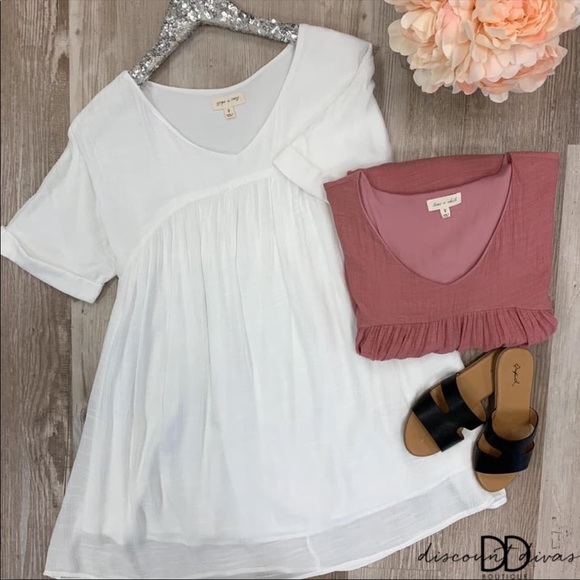 Lime and Chili Size Medium White Dress - Picture 4 of 5